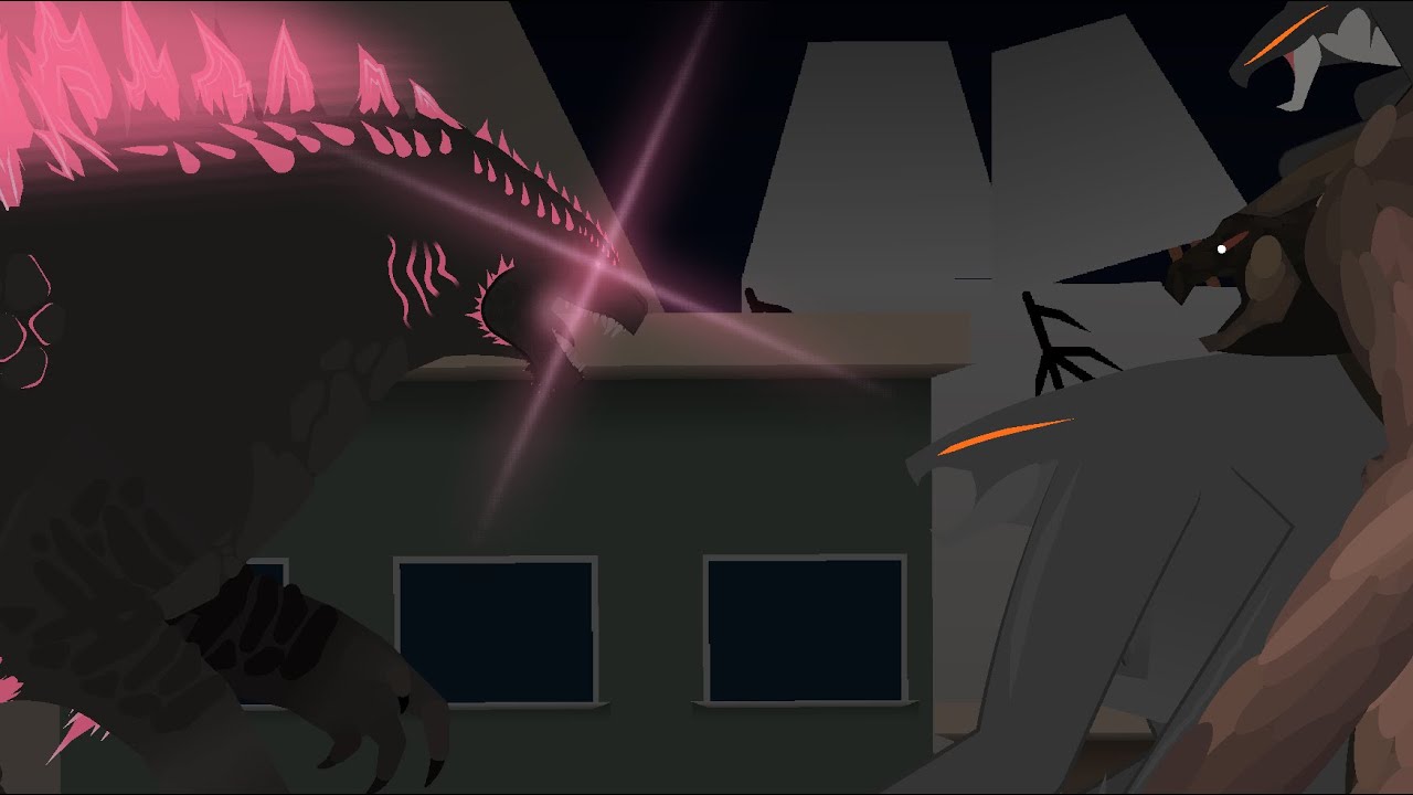 Godzilla VS The M.U.T.Os part 3 | sticknodes animation #godzilla