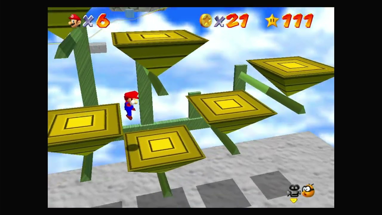 super mario 64 odc.19 wielki latający statek