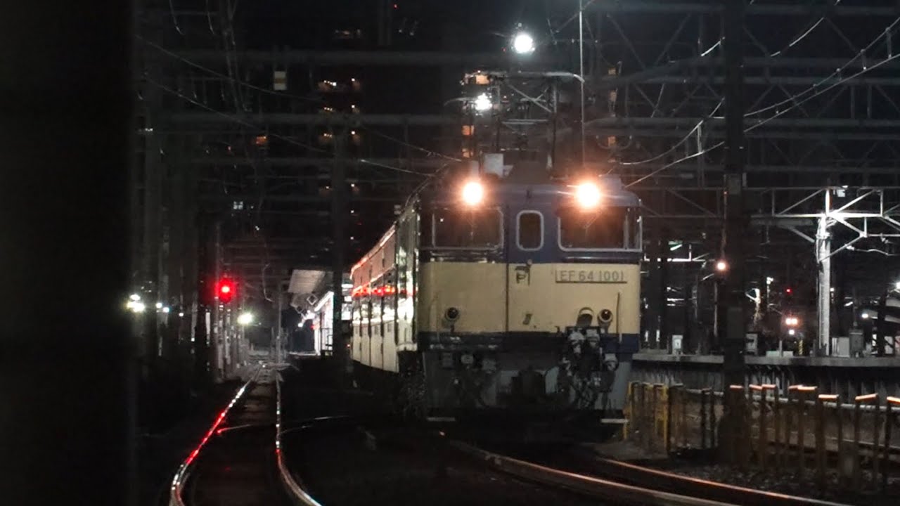 EF64 1001＋旧型客車6両、上野口を走る／2025.2.8•11
