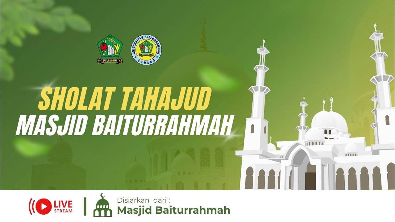 Sholat Tahajud Masjid Baiturrahmah 9 Malam Terakhir Ramadhan 1447 H  | 2026 M