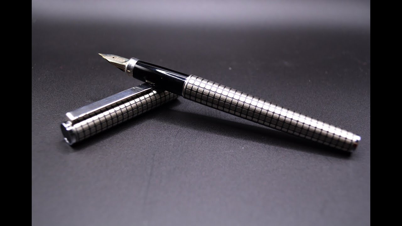 Vintage Platinum Sterling Silver Fountain Pen 
