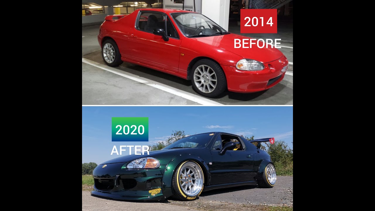 Building a Honda DEL SOL In 10 Minutes *AMAZING TRANSFORMATION*
