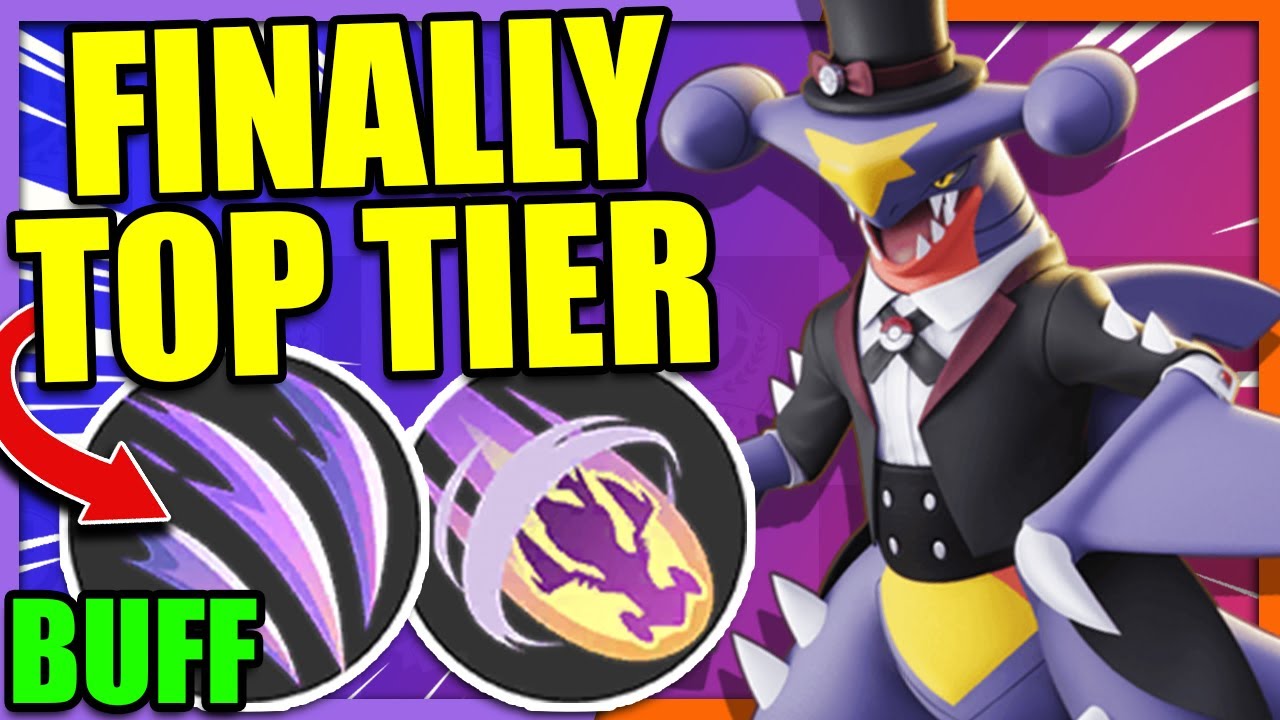 BUFFED GARCHOMP FINALLY JOINING THE BIG BOY LEAGUE | Pokemon Unite