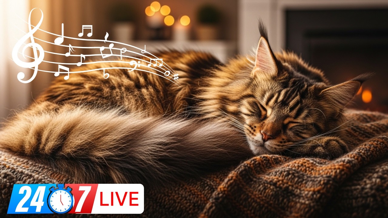 24/7 Live Relaxing Cat Music 2026 – Peaceful Sounds for Felines