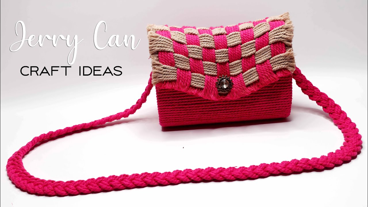 Tas dari Jerigen Plastik Bekas | Best out of waste | Jerry Can Craft Ideas
