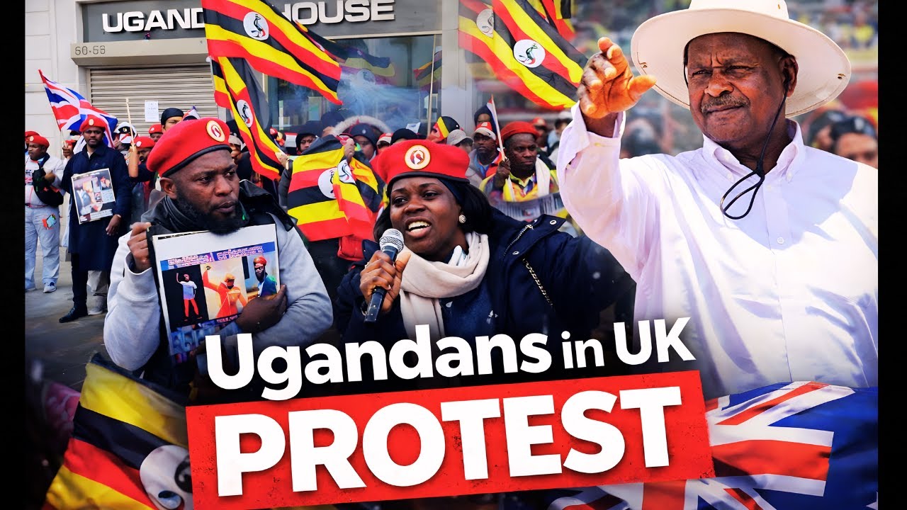 Ugandans in UK Protest: Museveni Accused of Being a Dictator Backed by Britain