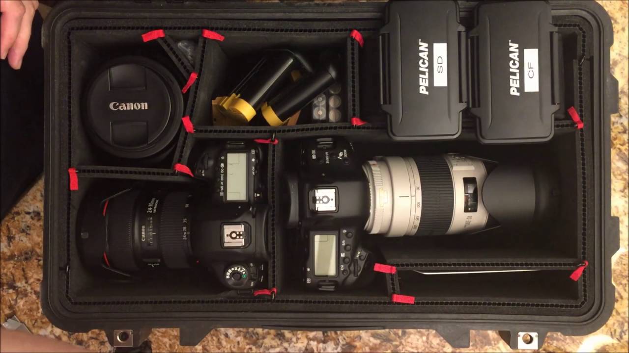 What's in my case?  Pelican 1510 w/ TrekPak dividers