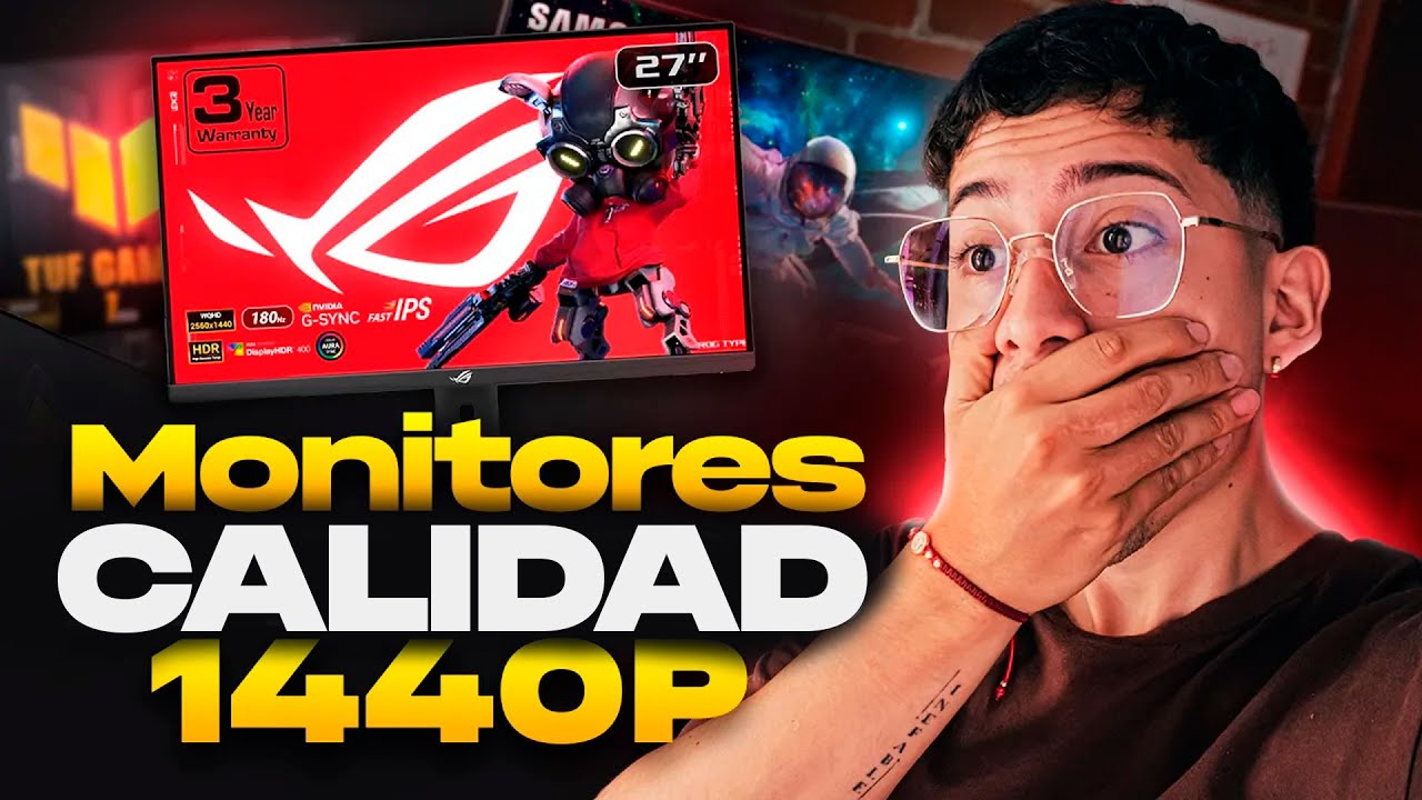 Los MEJORES MONITORES GAMER 1440p Para COMPRAR en 2026 / Amazon