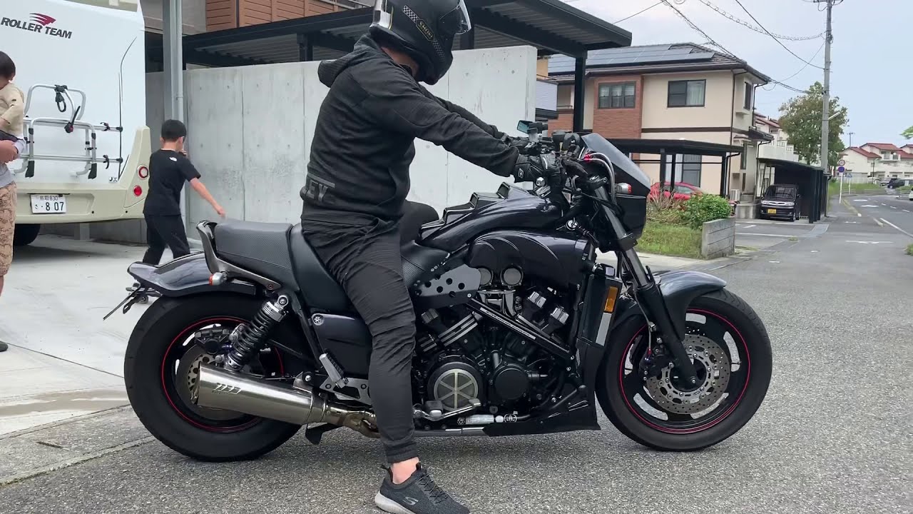 YAMAHA VMAX1200  SUPERTRAPP  Exhaust Sound