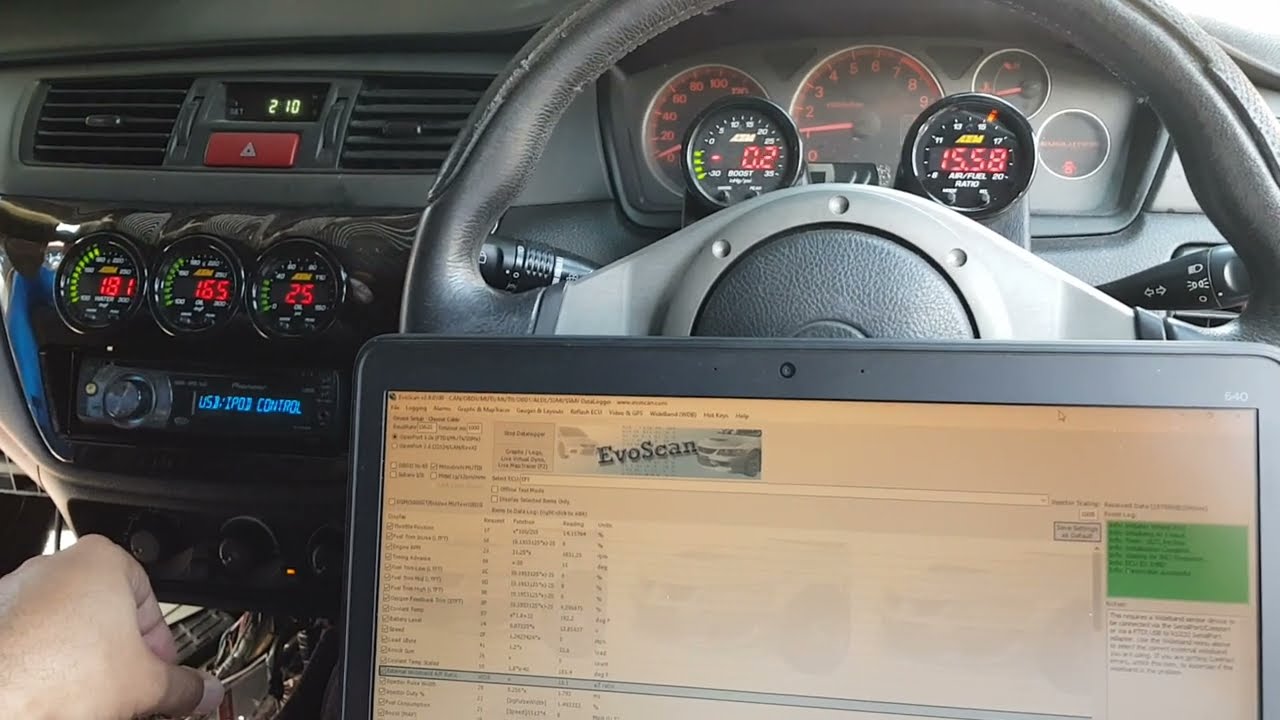 Testing out Evoscan for the first time.