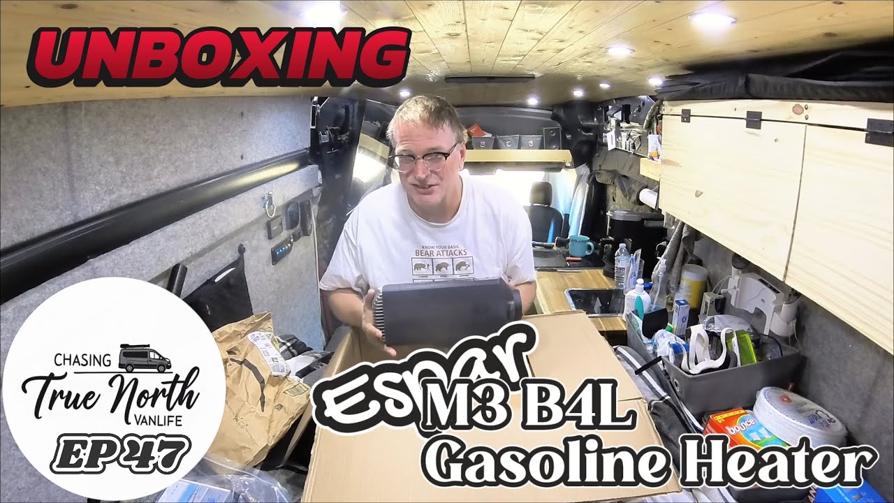 Unboxing - Espar M3 B4L Gasoline 12V Heater #dieselheater #fordtransit #vanlife #wintervanlife