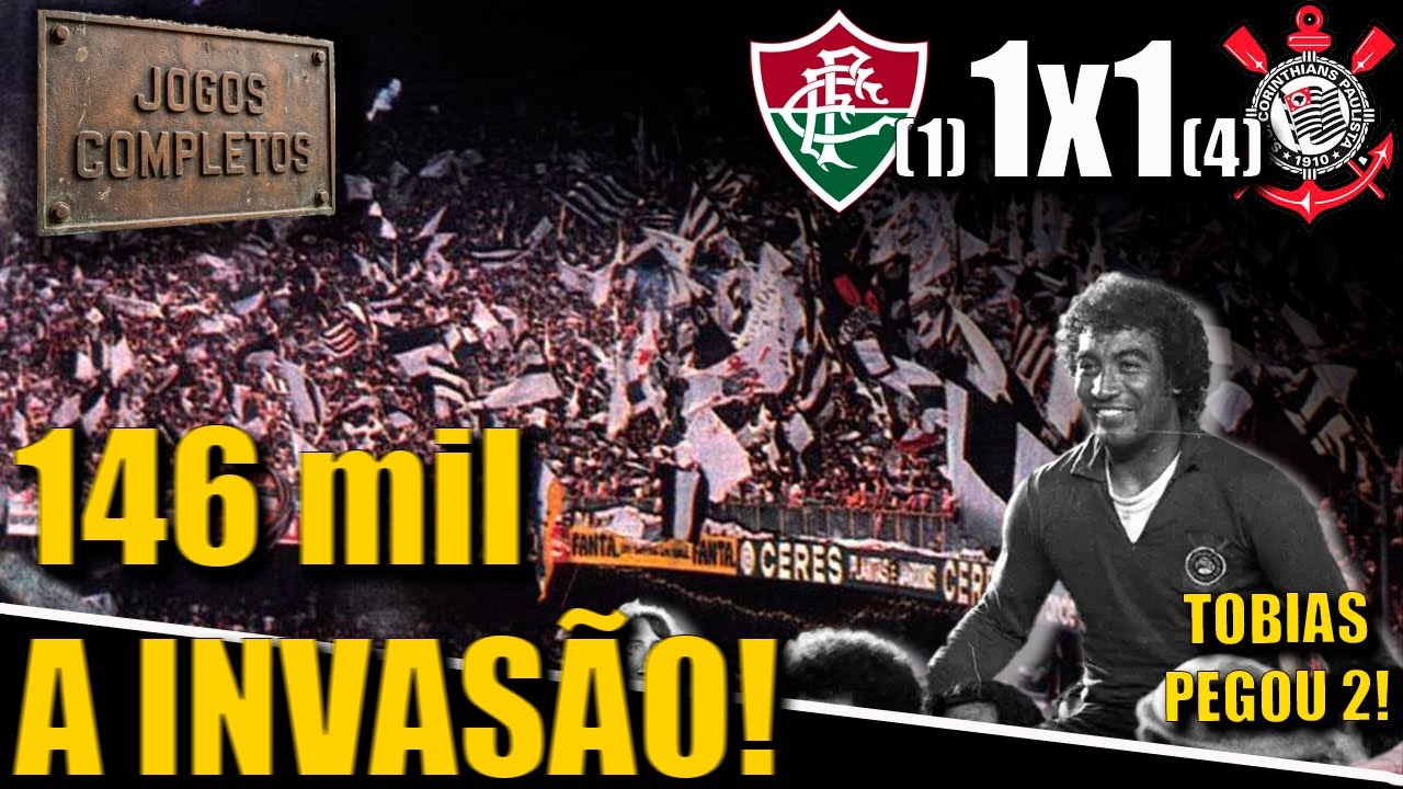 A Fiel INVADIU O RIO e Levou o Timão pra FINAL! - Fluminense 1x1 Corinthians (1976)
