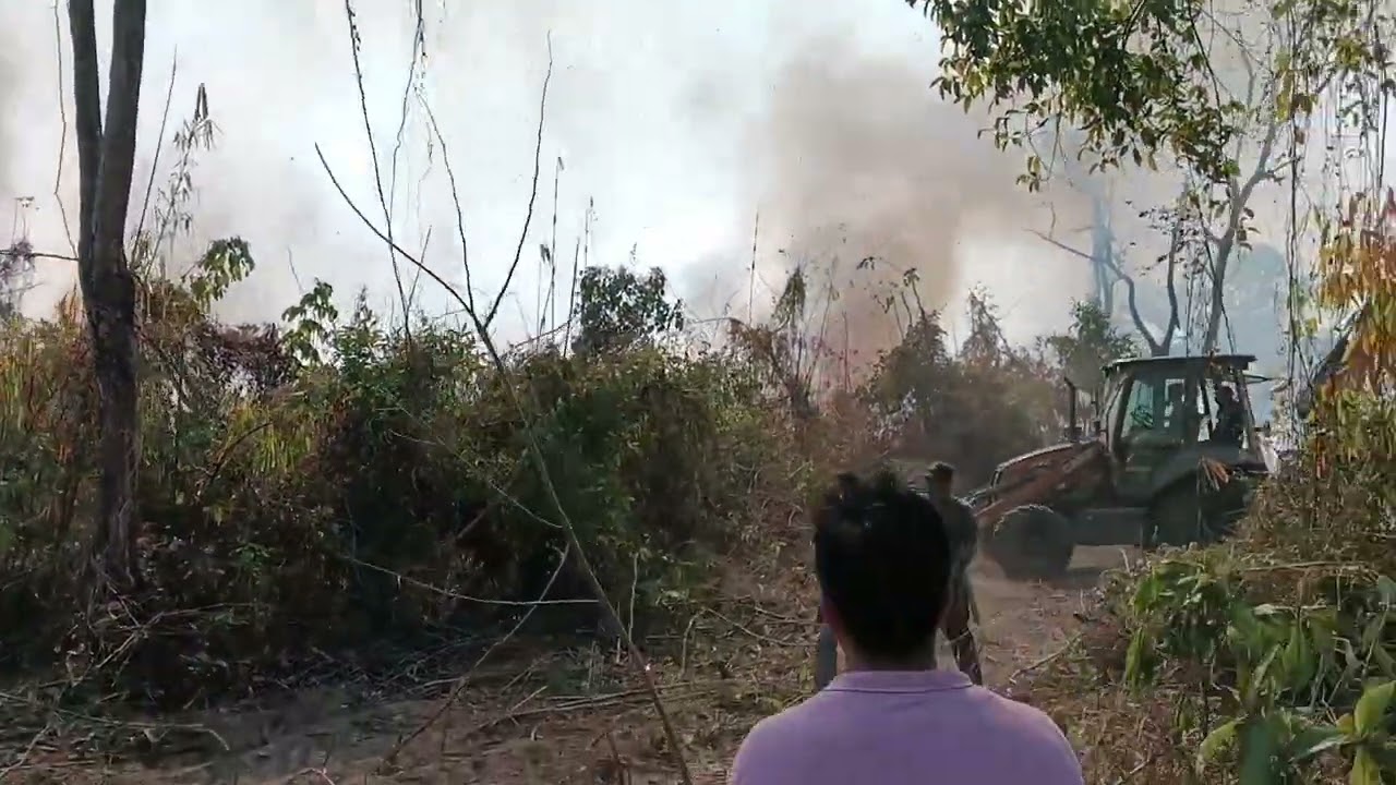 FOREST FIRE AT LETONG VILLAGE |DAMBUK...