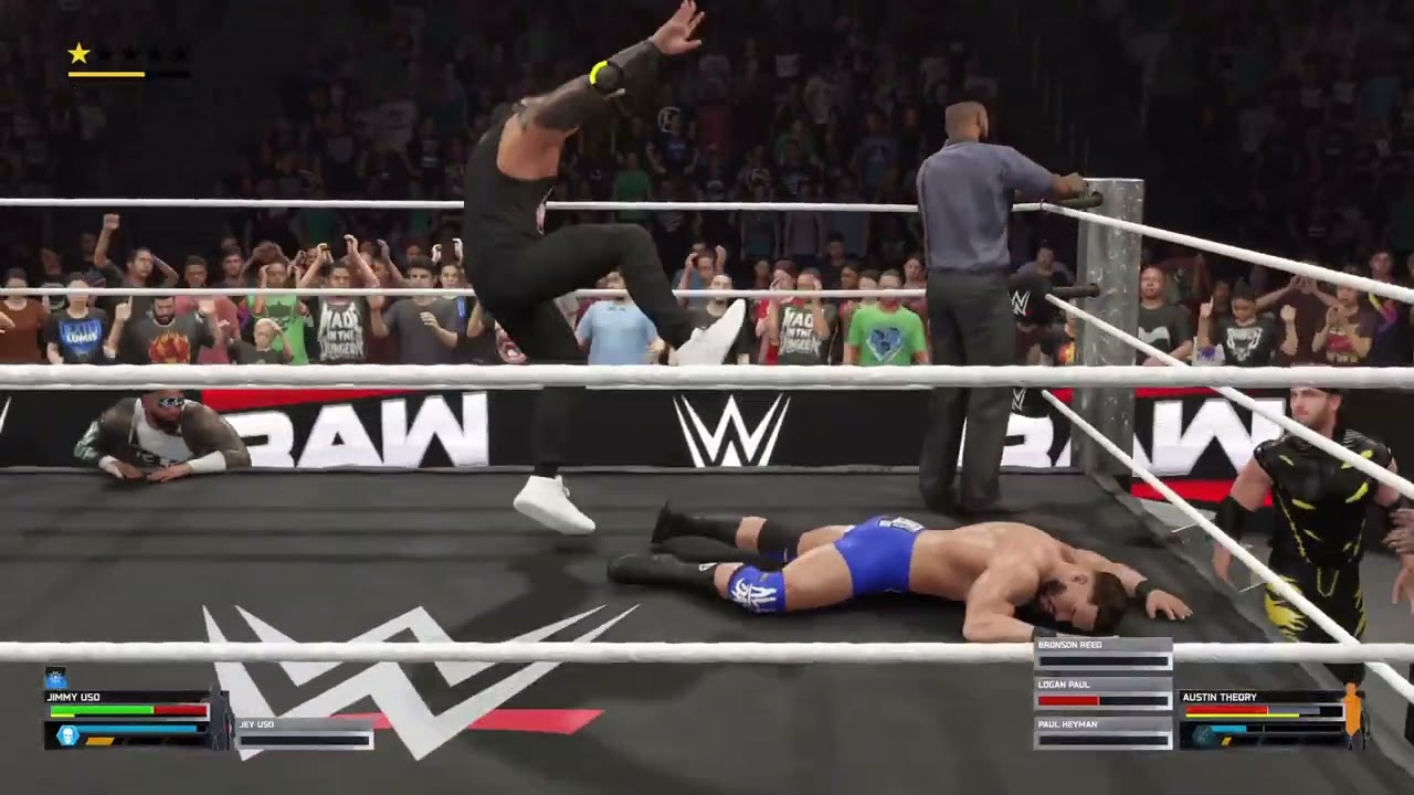 WWE 2K25  - Jimmy Uso vs. Austin Theory