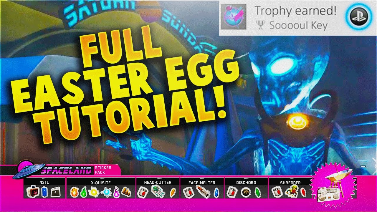 Full Zombies in Spaceland Main Easter Egg Tutorial Guide! (Soooul Key Easter Egg Achievement)