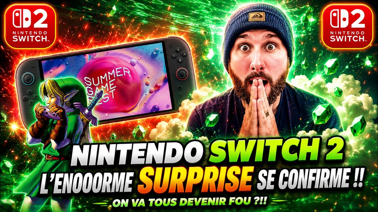 Nintendo SWITCH 2 : L'ENORME SURPRISE SE CONFIRME !!! 😱 ON VA TOUS DEVENIR FOU ?! 🔥Peut &ecirc;tre ZELDA ?