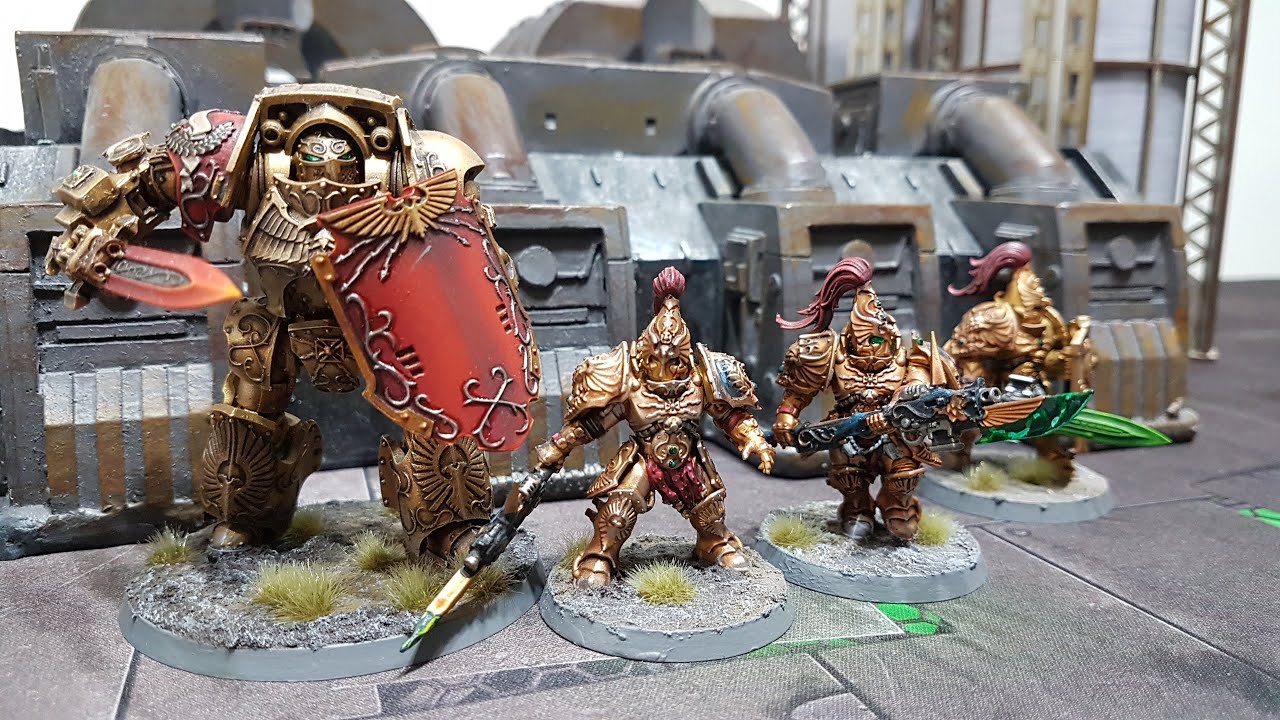 Custodes vs Imperial Fists, 8th edition Warhammer 40k battle report