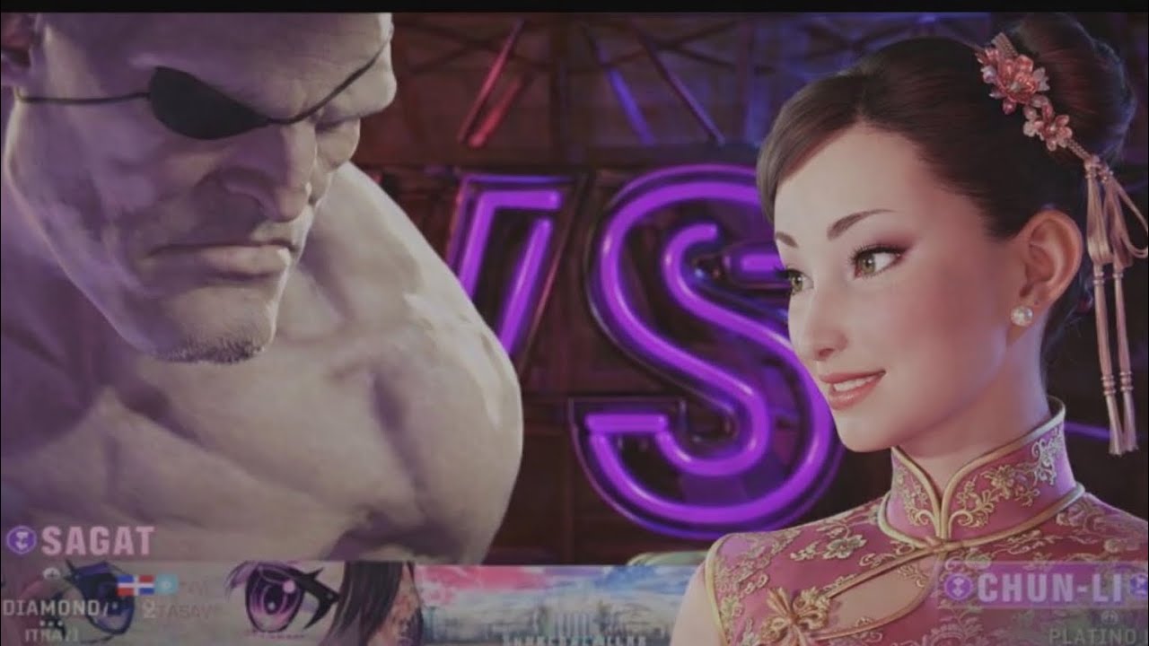 Street Fighter 6 chun-Lin VS Sagat