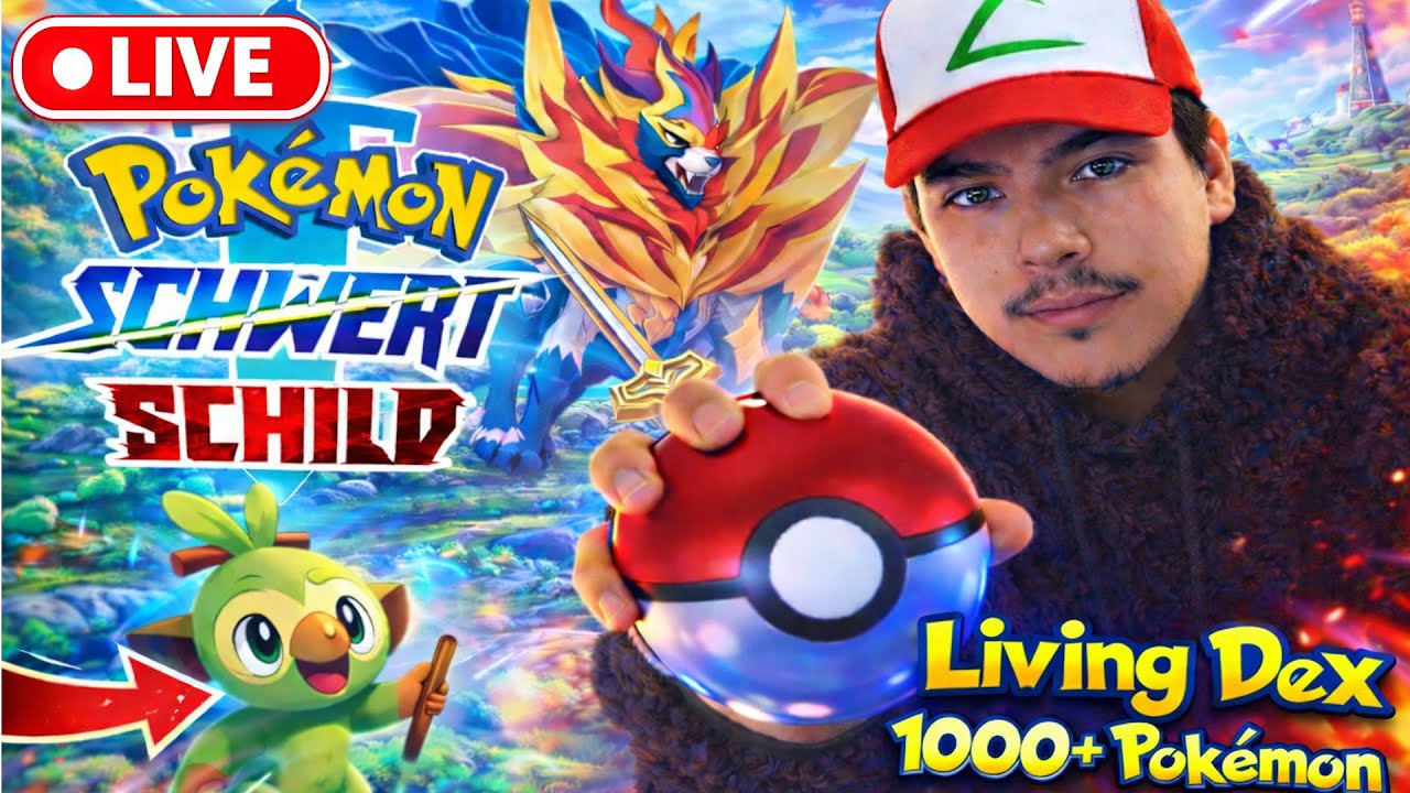 Ich fange alle Pokemon in Schwert und Schild! | Tag 2 | Ultradex Challenge | Jeden Mo-FR 12 Uhr Live