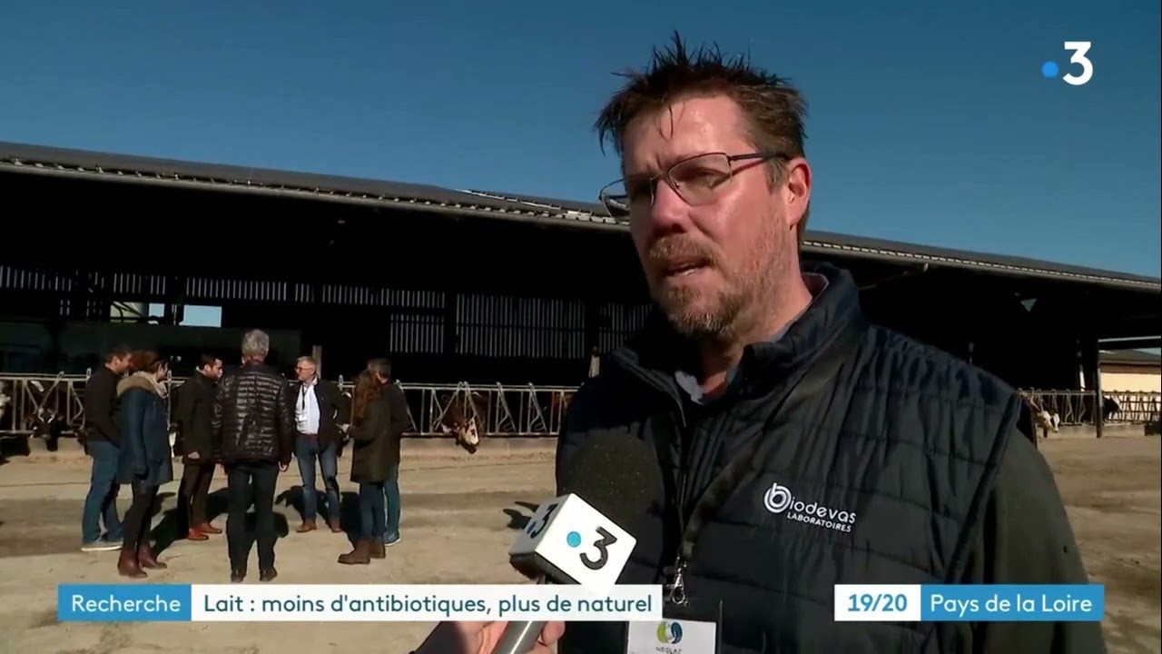 Présentation projet NEOLAC (Biodevas Laboratoires, INRAE, SODIAAL) - France 3 Pays de la Loire