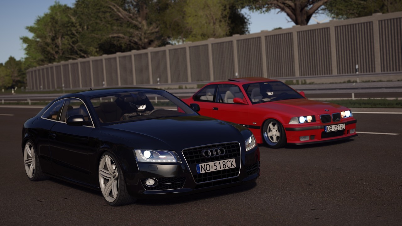 Assetto Corsa Cruising Hamburg autobahn