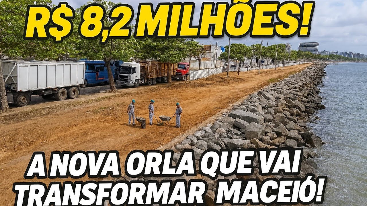 Nova Orla do Porto de Macei&oacute;: milh&otilde;es aplicados transformam a regi&atilde;o!