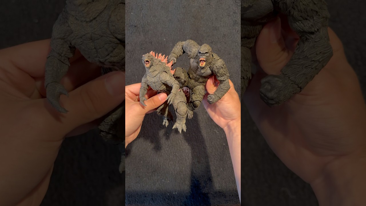 HIYA KONG REVIEW 🔥🔥 #collection #godzilla #actionfigures #kong #fyp #review #hiya