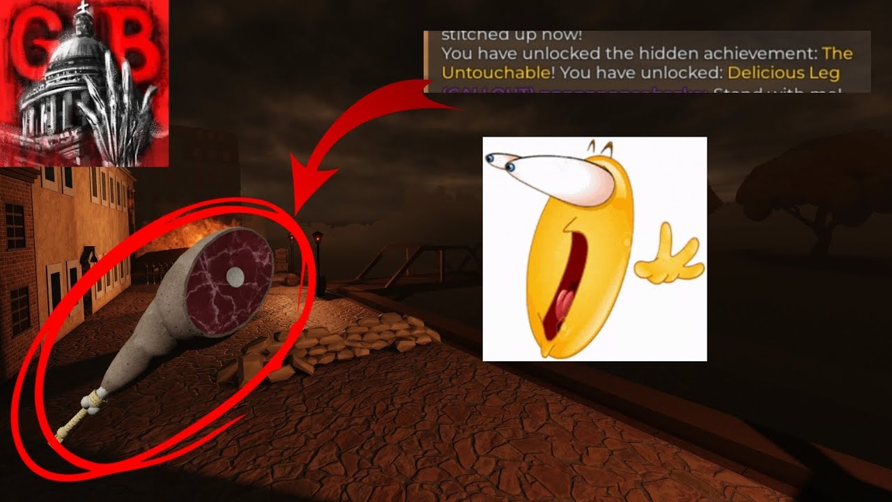 Playing g&b in Leipzig map also accidentally obtain delicious leg (First time editing sorry if bad)