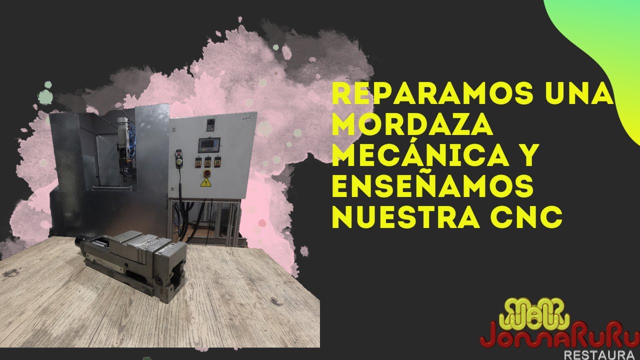 Mordaza mecánica y fresadora