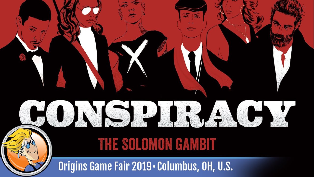 Conspiracy The Solomon Gambit - game overview at Origins Game Fair 2019