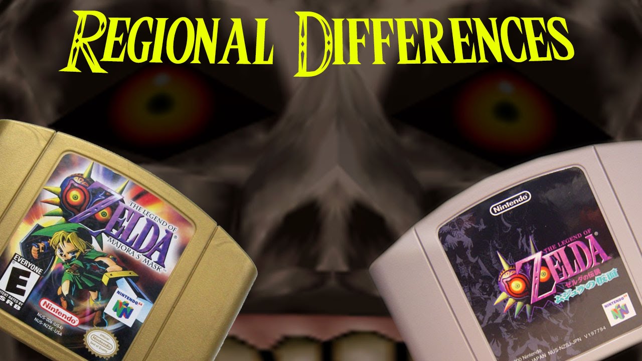 Региональные различия в игре Majora's Mask и вырезанный контент