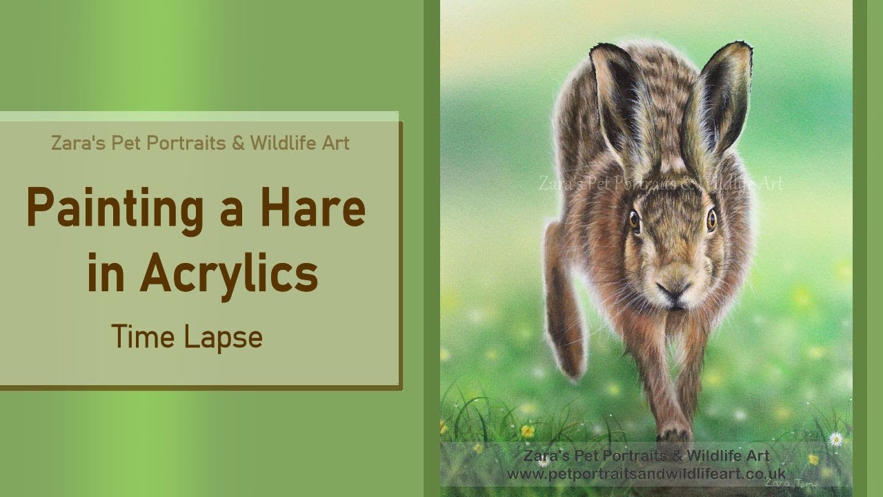Hare Painting | Acrylic Hare Painting
