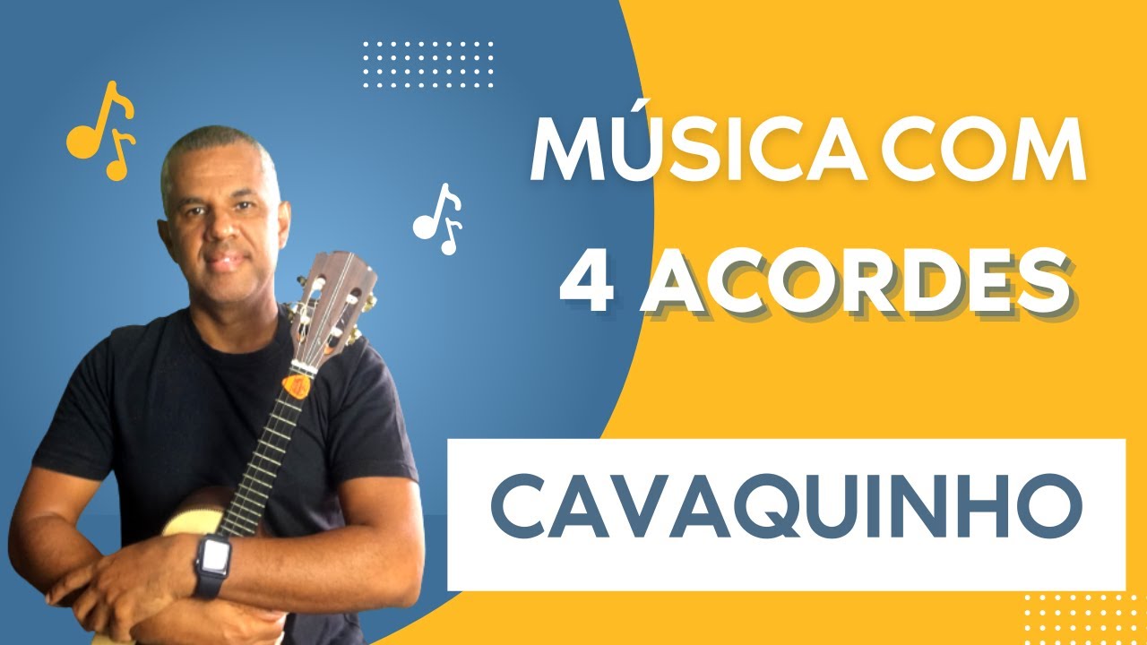 MÚSICA COM 4 ACORDES NO CAVAQUINHO | RAÇA NEGRA | TONINHO SORRISO