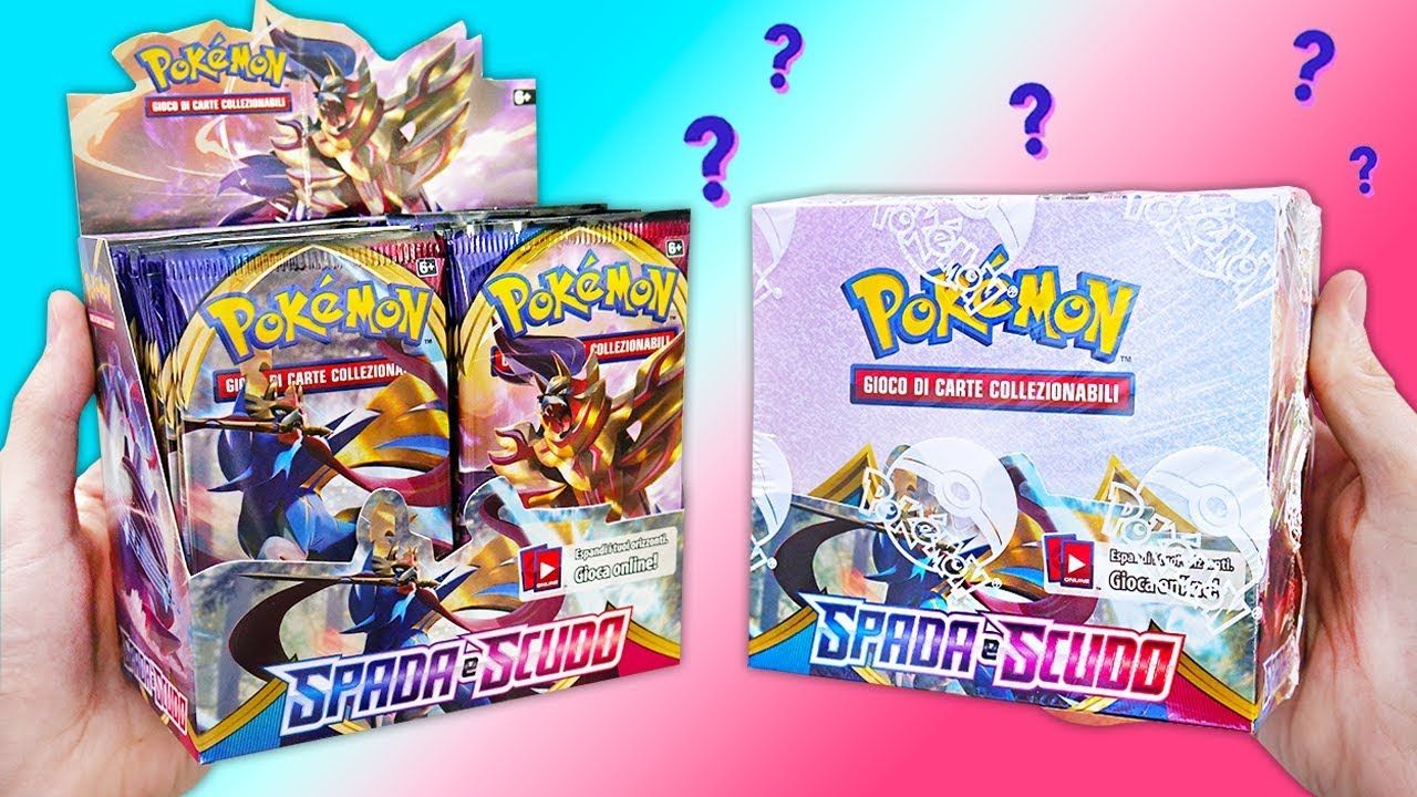 APRO ALTRI 2 BOX DA 72 BUSTINE POKEMON SPADA E SCUDO! - V Full Art Bellissime!