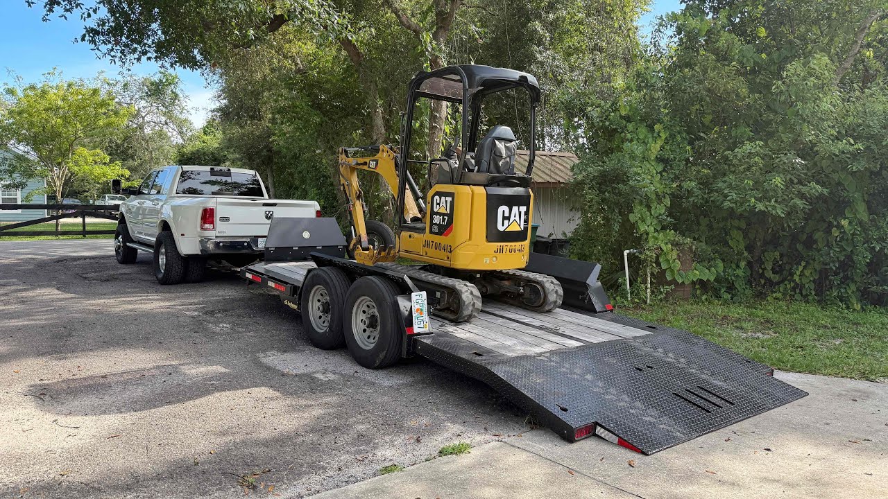 Buying a cheap Mini Excavator from auction to fix up my property. 