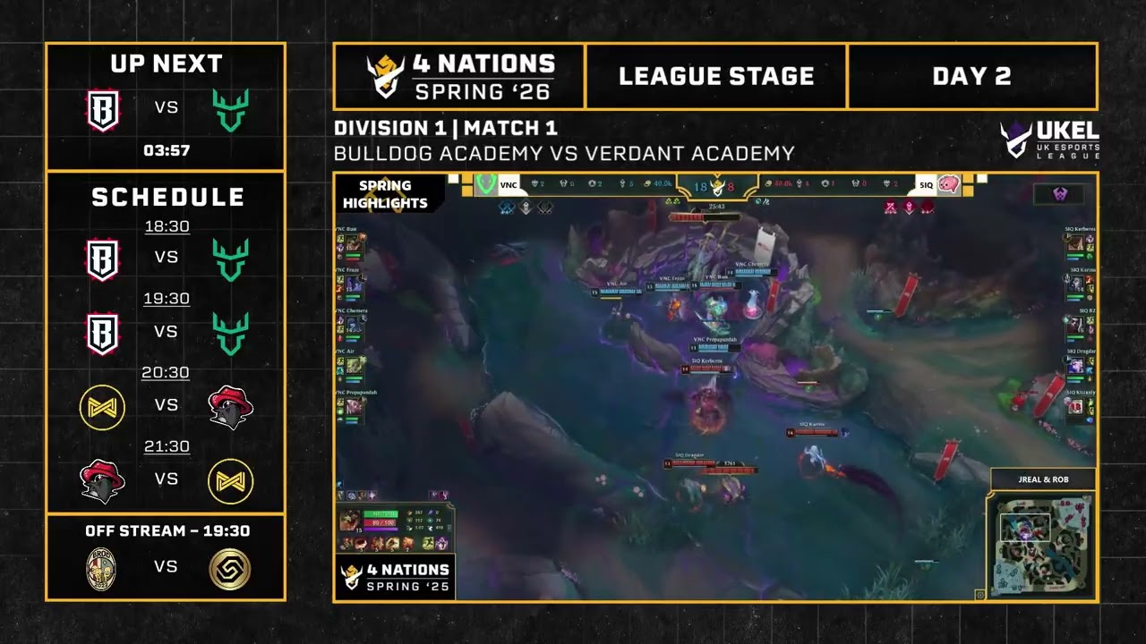 UKEL | Spring 26 | REGULAR SEASON WEEK 1 DAY 2 | National League of Legends
