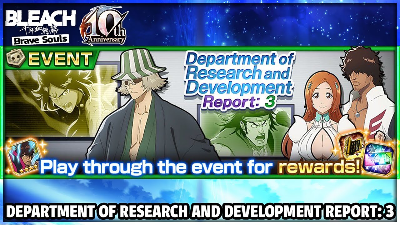 Bleach: Brave Souls - Department of Research and Development Report: 3 Event (PS5 1440p)