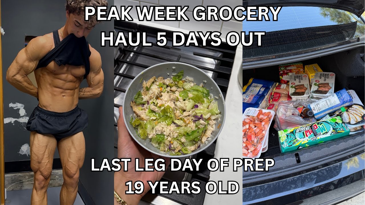 Peak Week Grocery Haul + Mini Q/A Of Prep | 7 Days out
