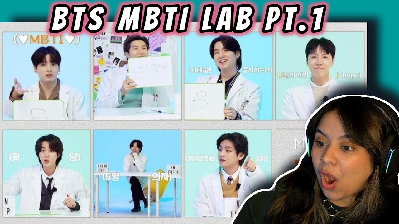 REACTING to BTS (방탄소년단) MBTI Lab pt.1