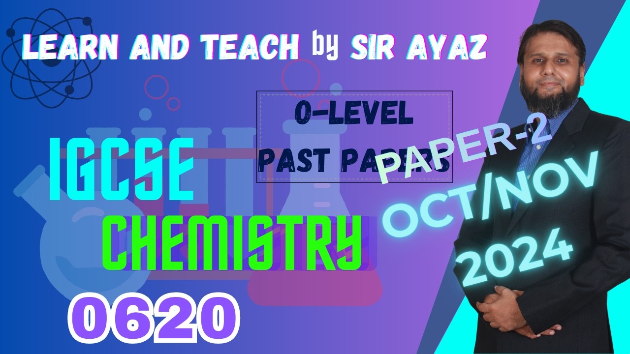 IGCSE Chemistry past papers 0620/P22/O/N/24
