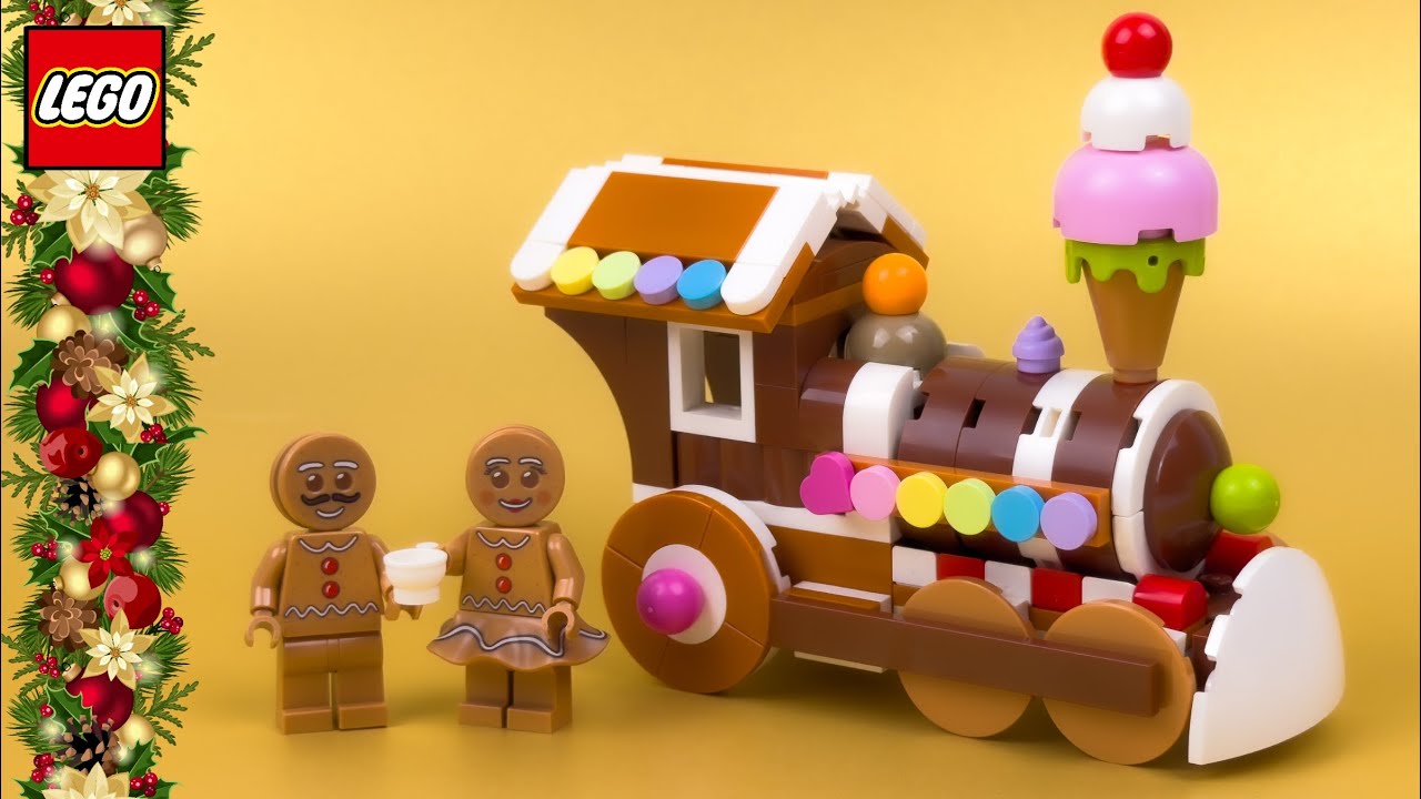 GINGERBREAD TRAIN ORNAMENT | LEGO Creator Christmas Build