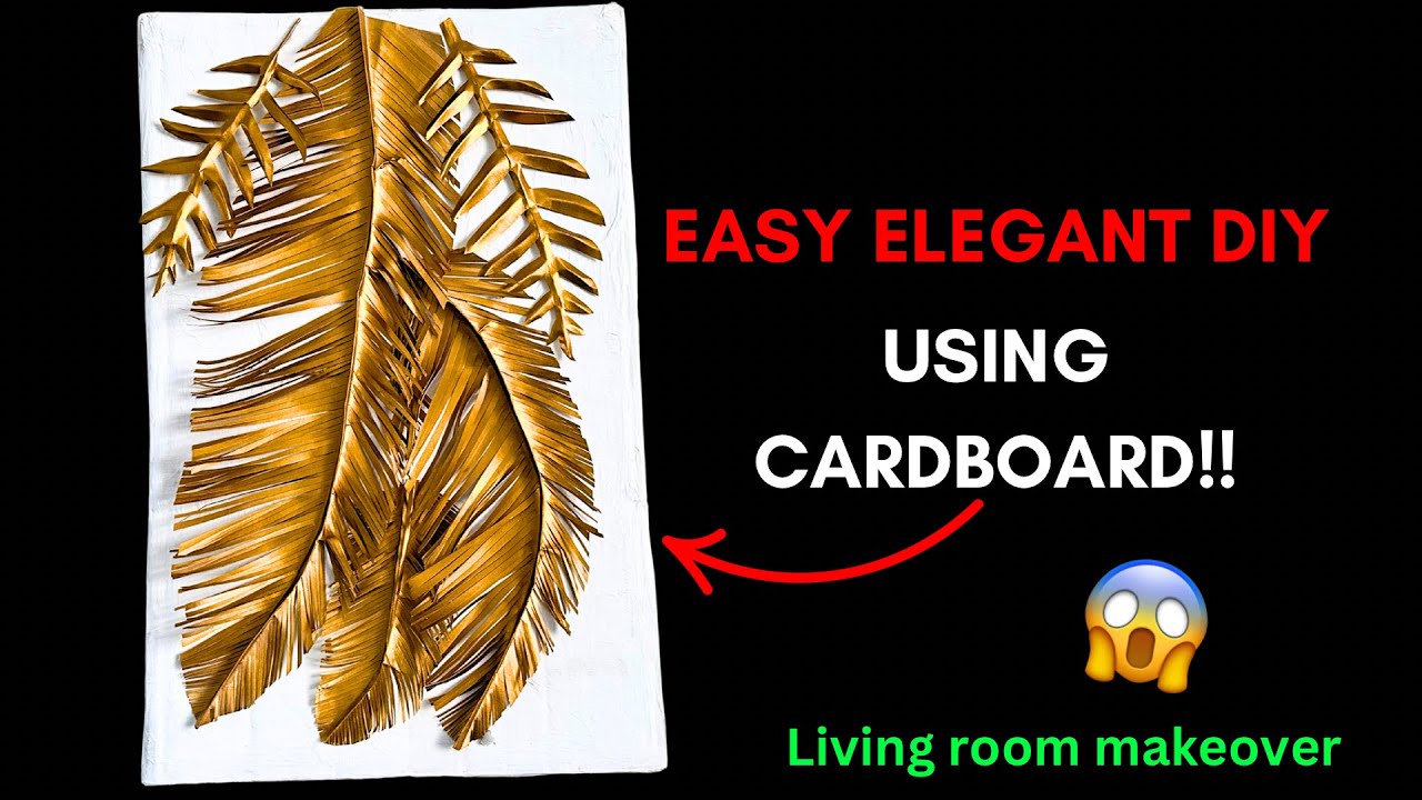 DIY Beautiful Wall Hanging|Easy wall Decor|Paper wall decor|Easy 3D paper craft|Cardboard craft