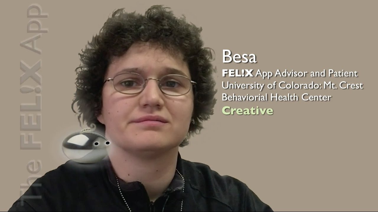 FEL!X for mental health: Patient Advisor, Besa as Ben Franklin