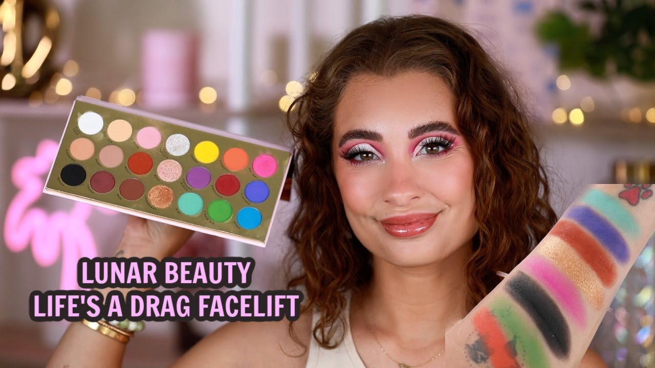 LUNAR BEAUTY LIFE'S A DRAG FACELIFT PALETTE REVIEW