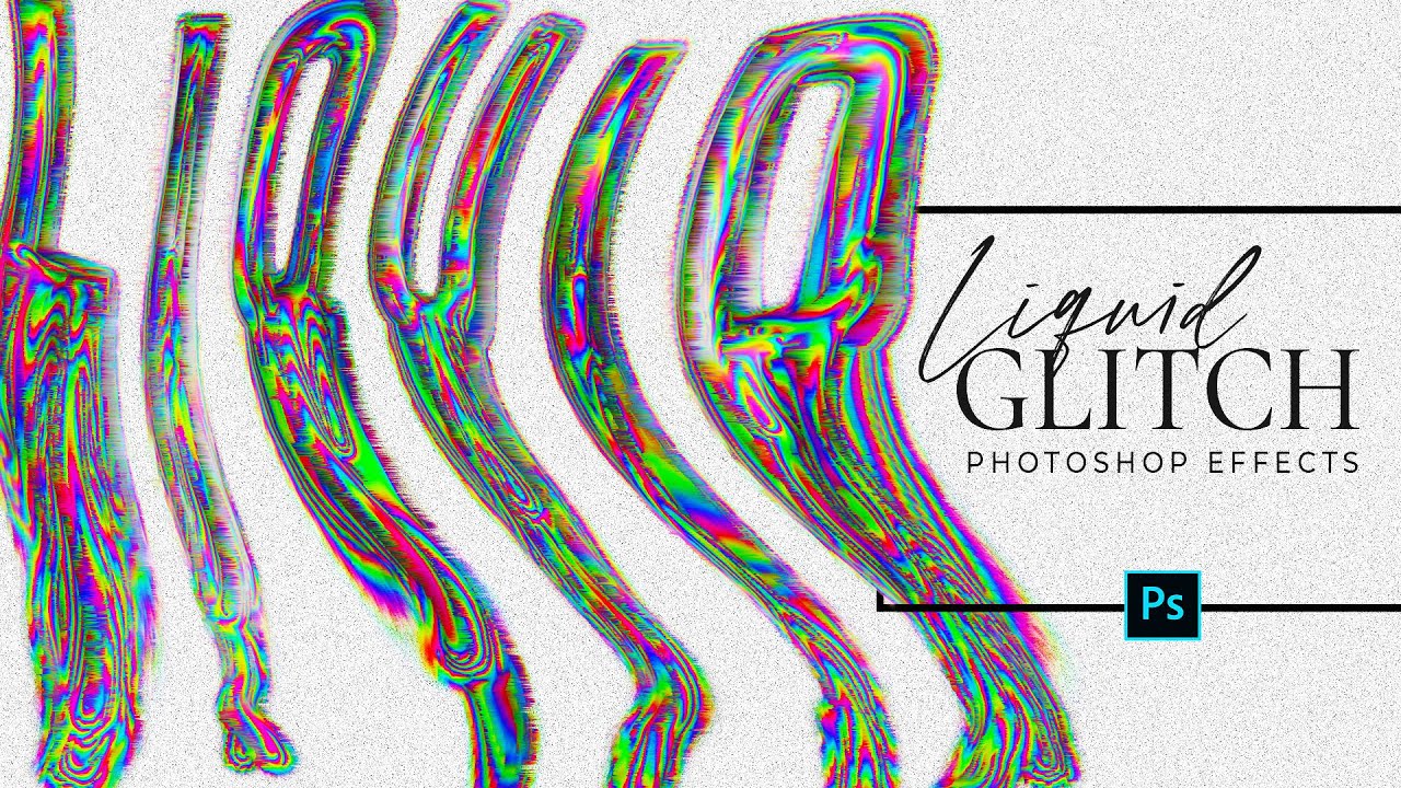 LIQUID GLITCH EFFECT Photoshop Tutorial