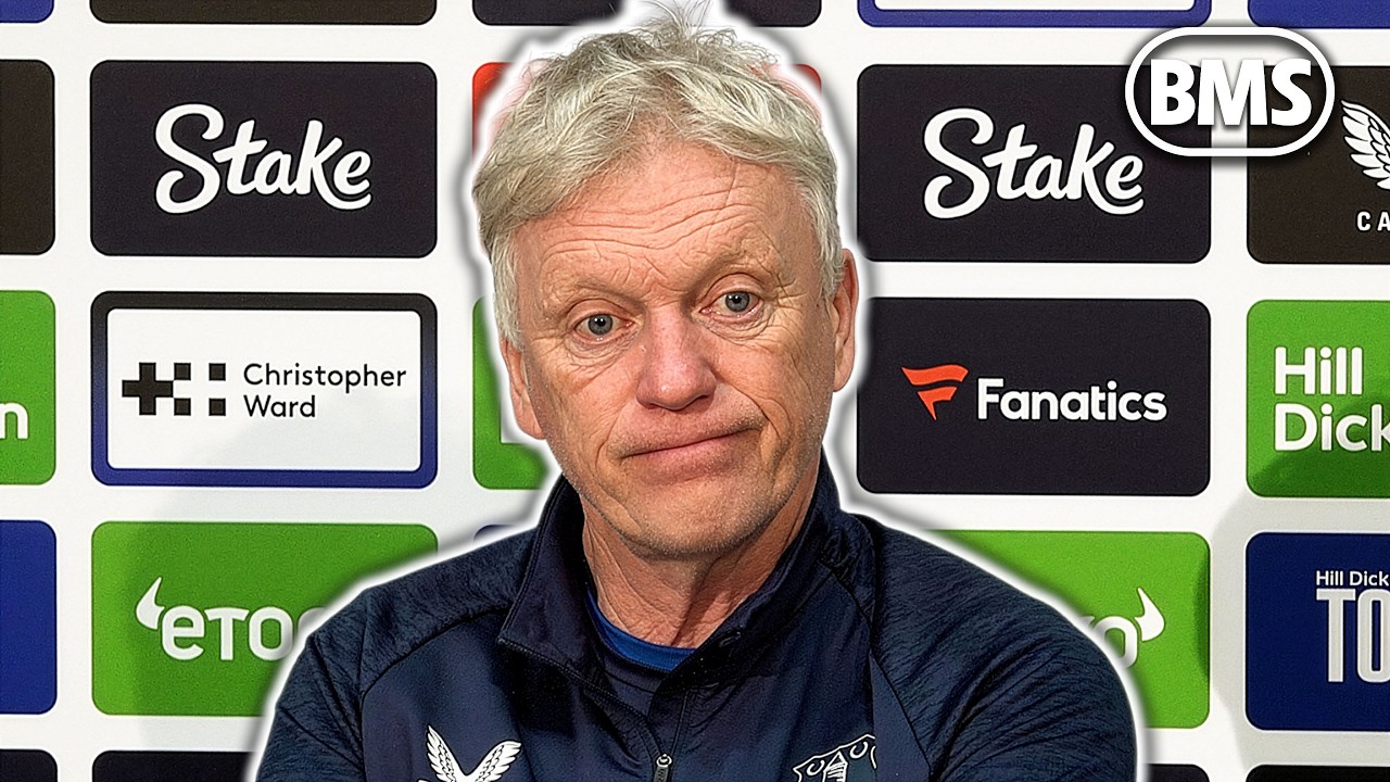 THIS CLUB'S TOO BIG TO BE DOWN THERE! 🔵 | David Moyes | Everton v Bournemouth