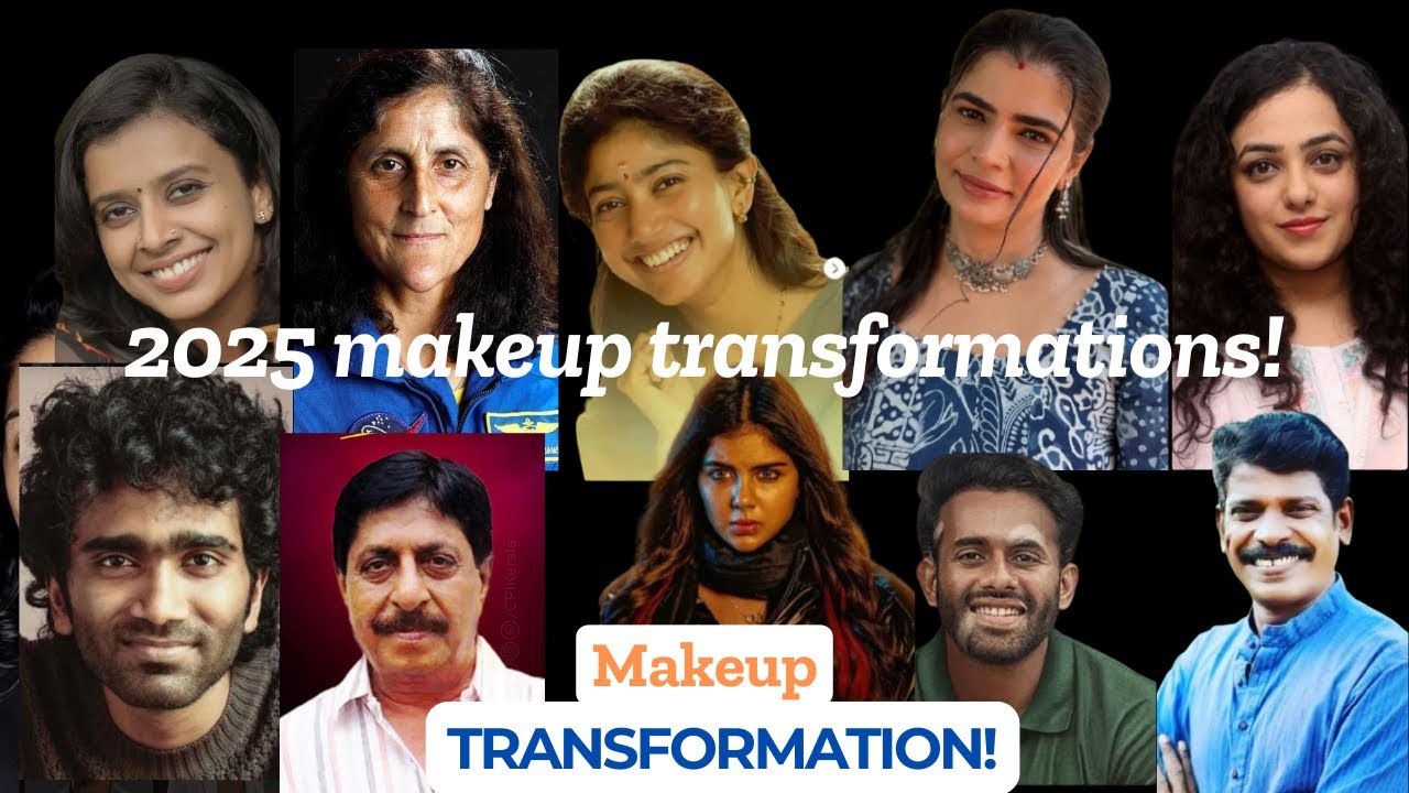 Моя подборка преображений с помощью макияжа на 2025 год | Niv Vin Arts | Преображение с помощью м...