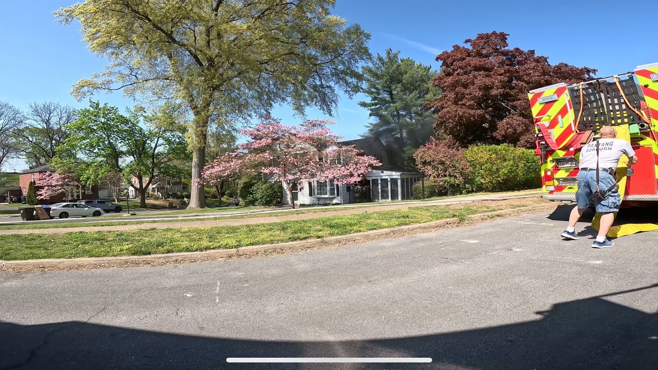 Tower 1 & squad 8 get #hit for a #fire in Swatara. #firstdue #smoke #housefire #firefighter #reels