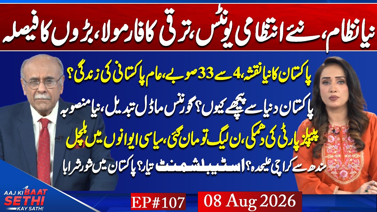 New Provinces: Reform or Power Play?Legislation or Referendum?End of Dynastic Politics? Najam Sethi