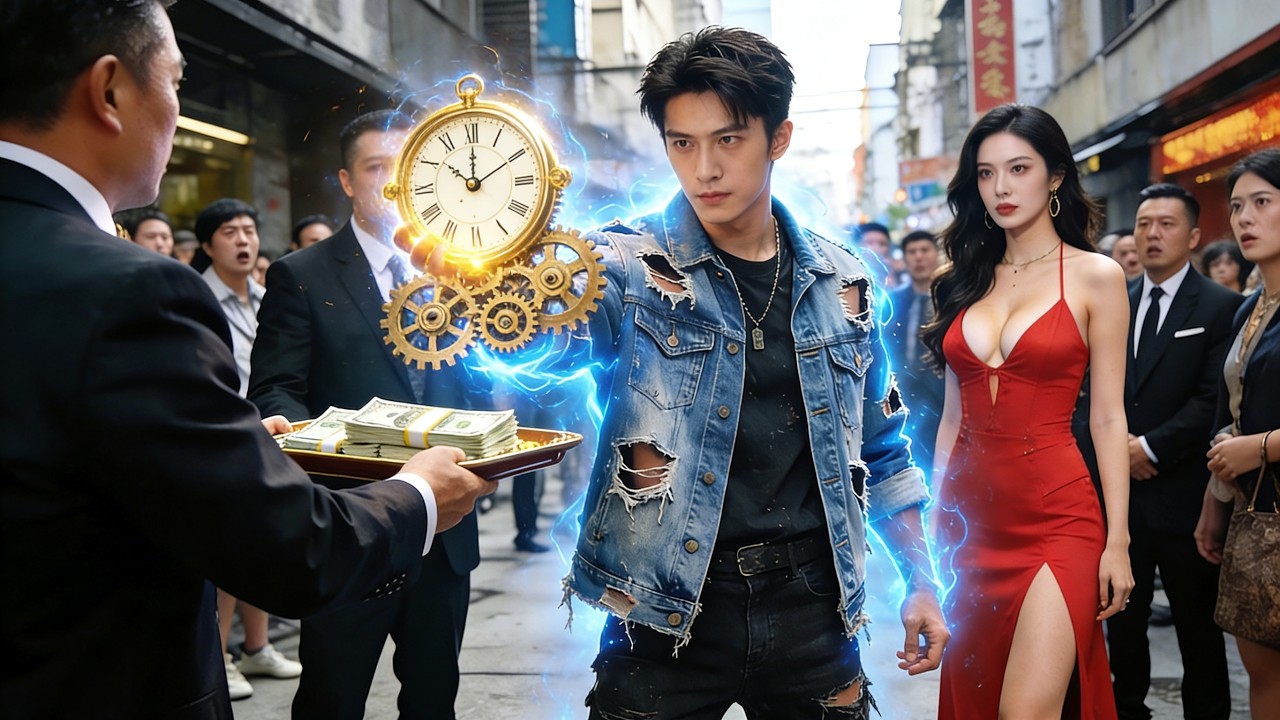 شاب فقير يحصل على قدرة التحكم بالزمن ويؤسس بنك الوقت للخلود